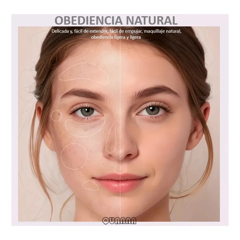 Corrector Base Contorno De Maquillaje Anti-ojeras Acné Poros