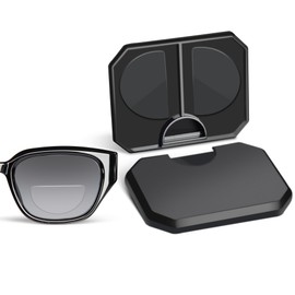 XCYKWXJ 1 Pack Stick-On Bifocal Lenses for Sunglasses, +150