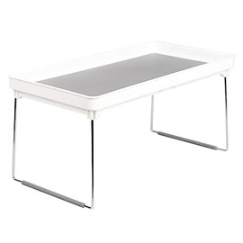 Home Basics Foldable Rubber Lined Plastic Kitchen Organizer Rack (1)