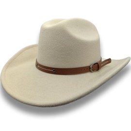 Lusstiazz Cowboy Hat Band for Cowboy Cowgirl Western Brown Hat Belts for Fedora