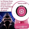 MAJORTEK PC Webcam with Microphone 2K with Adjustable LED Ring