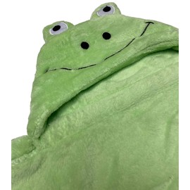 Plush Baby Blanket for Boy or Girl. Super-Soft Microfiber Fleece in Animal Designs. Fab Gifts! Soft Enough for Swaddle/Receiving Wrap, Sturdy Enough for Years of Toddler Cuddles. 30x36 + Hood