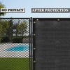 Amagenix Privacy Fence Screen 6'x7'Customized Mesh Fencing Shade Cover with