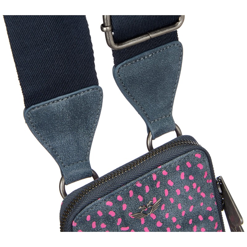 Fritzi aus Preussen Women's Jozy Vintage Denim Pink Shoulder Bag,