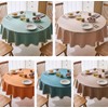 CIEEIN CIEHT Polyester Tablecloths Round Table cloth Tablecover Home Hotel