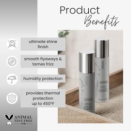 Kenra Platinum Silkening Heat Crème | Estilizador Térmico De Brillo | Ayuda A Reducir Las Pasadas De Estilizado Hasta 50% | Ayuda A Prevenir El Quiebr