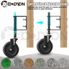 BOODVON 5" Heavy Duty Gate Caster, Spring Loaded Gate Wheels,