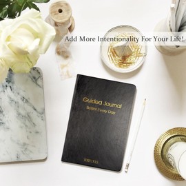Better Everyday Journal 2026- Guided Journal Daily - 5 Minute Diary With 365 Prompts,Dig Deeper Journal,Self Love Reflection Growth Gratitude Awakening - Mental Health Self Care Journal for Women Men, Mindfulness Healing Self Help Gift (Black)