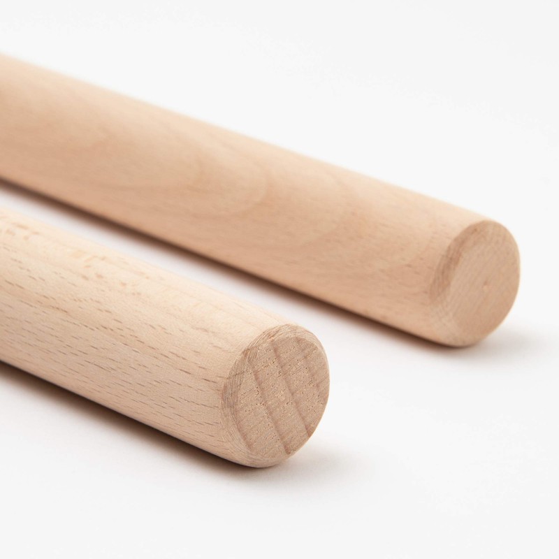 Endo Products Industrial Dumplings Rolling Pin (2) Wood, Made in