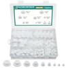 110PCS Silicone Rubber Plugs for Round Holes Assorted Sizes T-Shape