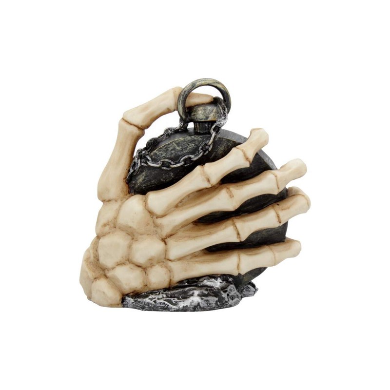 Nemesis Now Time Skeleton Clock 14cm Gold, Polyresin, One Size