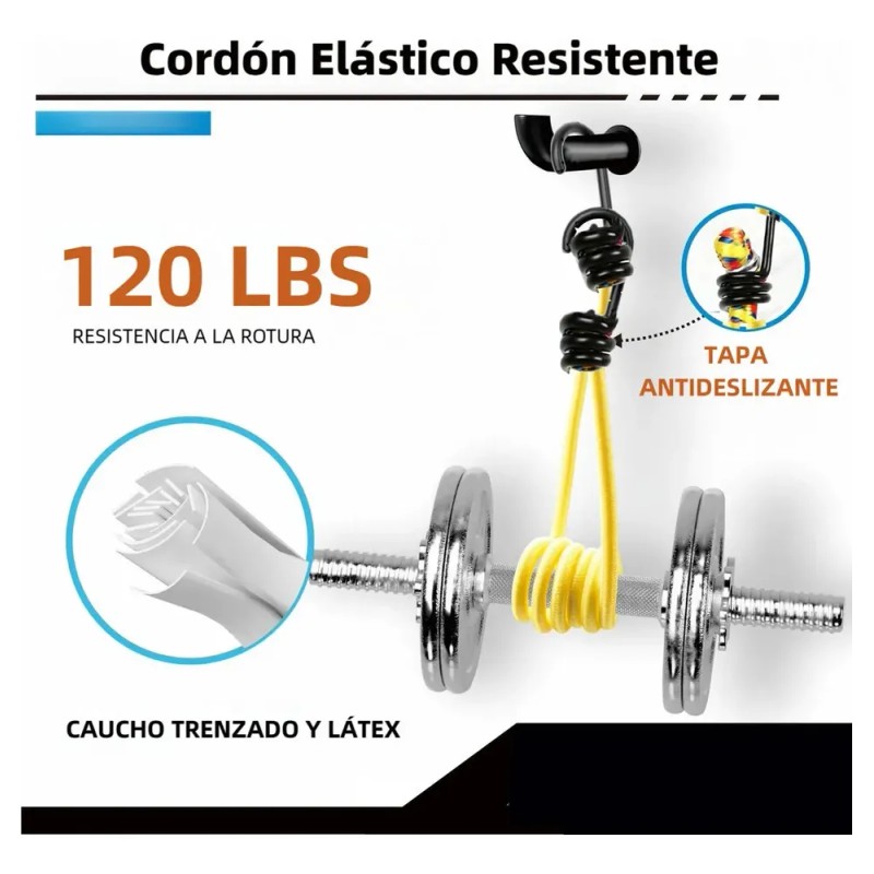 VABESSA - 18 pz Tensores Goma Elastica Ganchos Sujecion Carga
