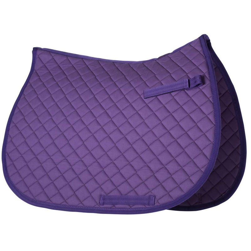 Gallop Quilted Saddle Pad, (Pony/Cob, Sky)