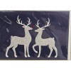 PAPYRUS Magic of the Season Romantic Holiday Greeting Card Deer