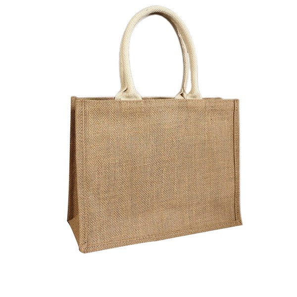 Jute Tote Bag, Easy DIY, Burlap Tote Bags Lined with