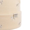 Barts Vinson Poodle Beanie Knitted Hat with Envelope, cream white