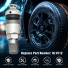Ollanoos 4Pcs HLV012 TPMS Clamp-in Valve Stem, Replacement for Ford