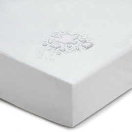 Bubblin 70 x 140 cm Waterproof Cot Mattress Protector with Corners (2, 70 x 140 cm)