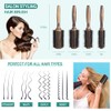 Cepillo de pelo redondo para mujeres u hombres, de secado