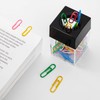 Outus 4 Pieces Magnetic Paper Clip Dispenser Holder Paperclip Dispenser