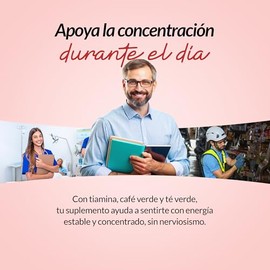 TIAM 300 – Suplemento con Cafe Verde, Te Verde, Vitaminas B, C y Magnesio – Apoyo diario para vitalidad, concentracion, energia – 180 tabletas de 500 