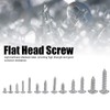 180pcs M3 M4 M5 M6 Stainless Steel Flat Head Self