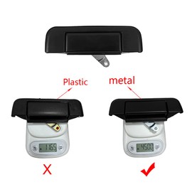 HUYILUN0104 All Metal Tailgate Handle Compatible with Toyota Pickup 1989-1995 (Black)
