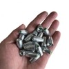 Toasis Fishing Rubber Core Weights Removable Rubber-core Sinkers (15g/0.52_Oz-15pcs)