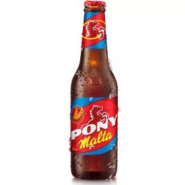PONY Malta  (PACK of 6) 11 oz c/u Bebida de Campeones- Importada de Colombia