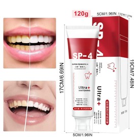 Sp-4 Toothpaste, Sp-4 Probiotic Toothpaste, Whitening Toothpaste, 120 g, Toothpaste White Teeth, Fresh Breath Toothpaste, Whitening Removes Stains, Complete Dental Care