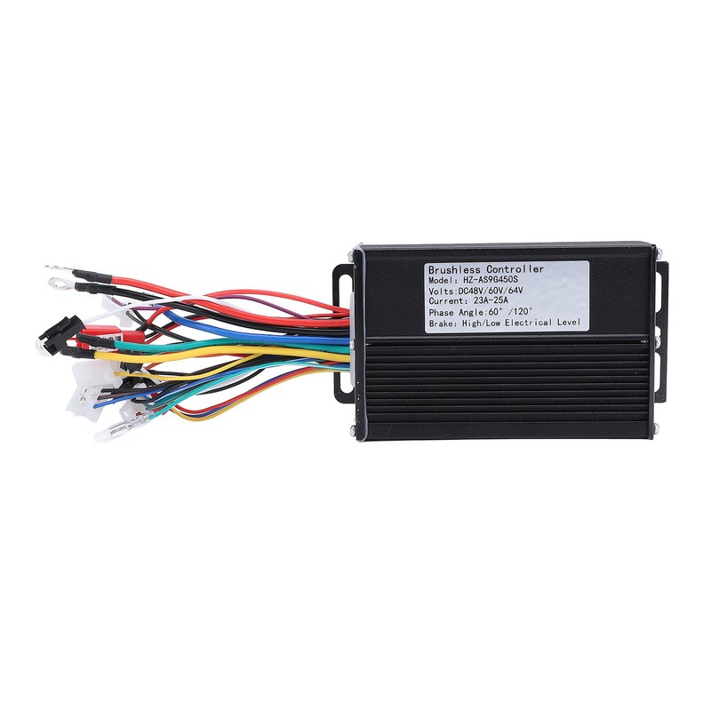 48V 60V 64V 450W Brushless Controller Aluminum Alloy Speed Motor