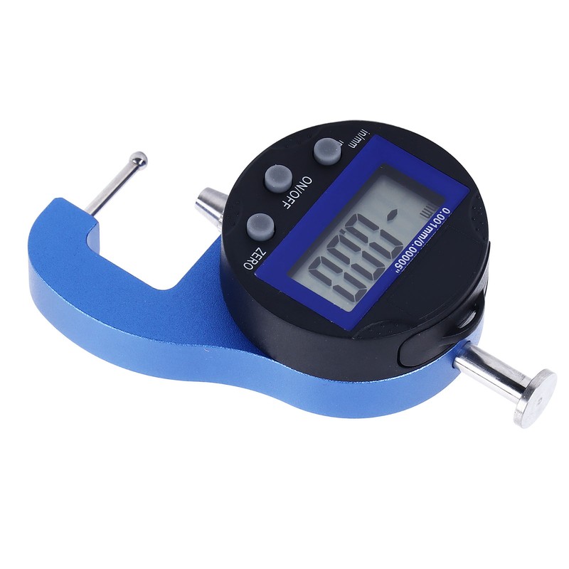 Micro Digital Thickness Gauge Accurate Dial for Pipe Wall 0.0005in