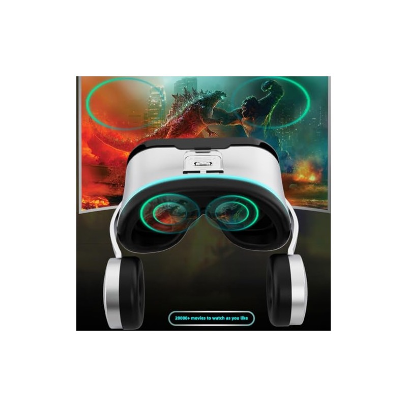 SUANQ Auriculares VR para Teléfono | Gafas De Gran Angular