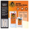 Gorilla Hot Glue Sticks, Mini Size, 8" Long x .27"