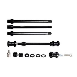 TOPEAK Unisex Adult Sr Pro Carbon Femme Thru Axle Kit M12 x 1.0 for Journey Trailer, Black, M/L
