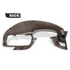 CROSSDESIGN Dash Pad Bezel Graphite Brown Compatible with Ford F150