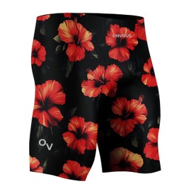 Designer Series Swim Jammers for Men | Men's Athletic Swimwear Jammer | Mens Jammer for Swimming | Size 28-38 (US, Numeric, 38, Regular, Regular, Floral)