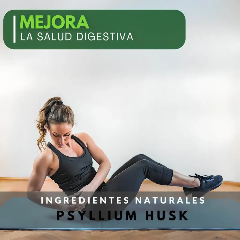 Psyllium Husk 500mg Naíma 240 Cápsulas Suplemento Fibra Digestiva