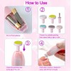 Lima De Uñas Bebe, 6 Cabeza Molienda Y 1 Cortauñas