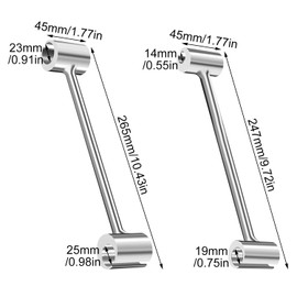2 Pieces Door Hinge Adjustment Tool, Easy to Use, Door Hinge Adjustment Tool Set, Wide Applications, for Fire Door Hinges, Security Doors (Red)