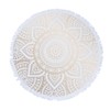 LIFKOME Unique Round Beach Towel Mandala Bath Towel Microfibre Sand