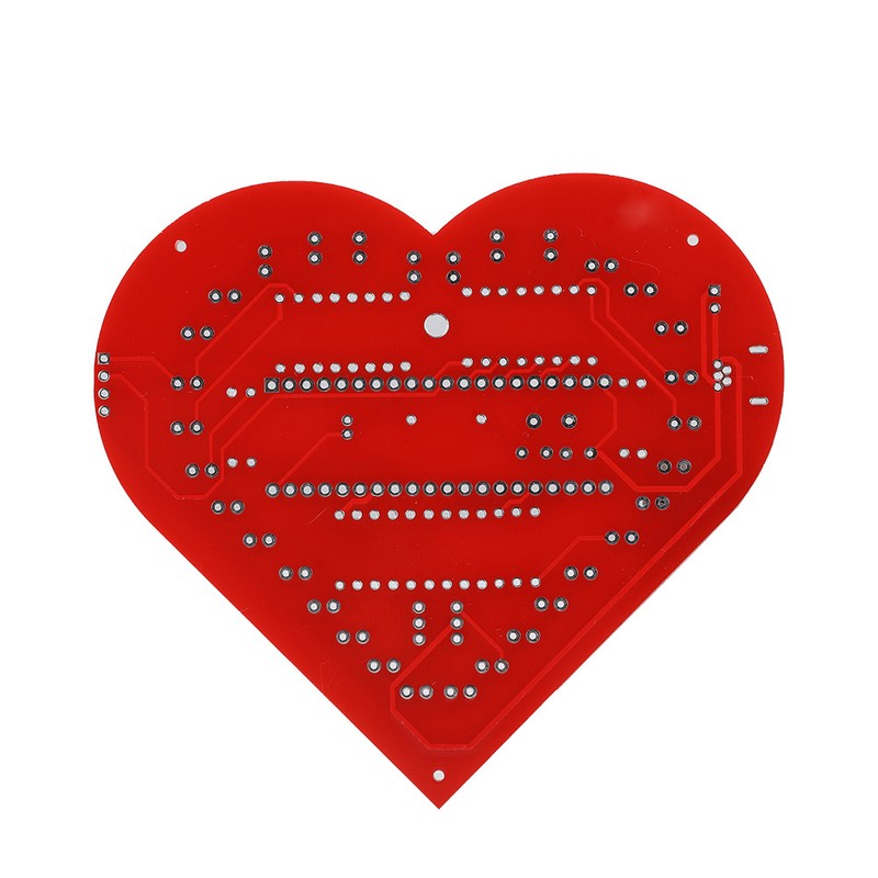 DIY Colorful MCU Module Heart shaped Lamp Light Electronic Circuit