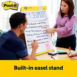 3M Post-it tablero de 50.8 cm x 58.42 cm, color blanco con 20 hojas