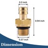 Raincovo Chemical Injector Kit, Soap Injector for Pressure Washer, 1/8