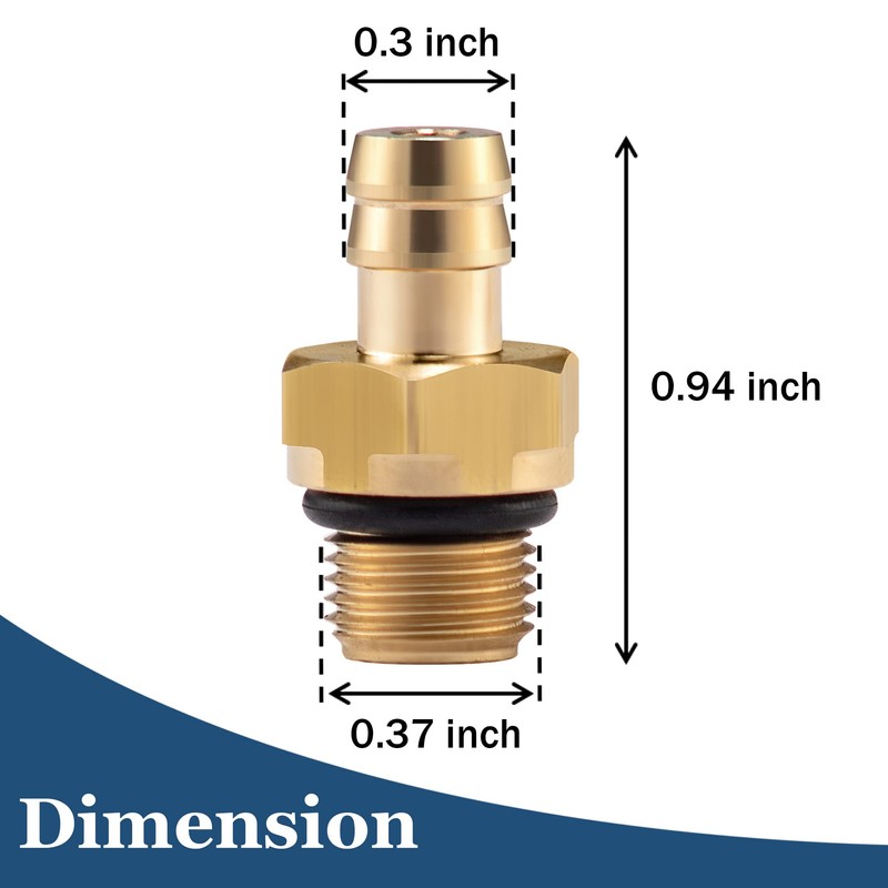 Raincovo Chemical Injector Kit, Soap Injector for Pressure Washer, 1/8