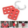 Lockout Hasp, 6 Holes Red Lock Hasp 10pcs for Industrial