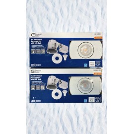 Commercial Electric 2-PK Commercial Electric 4 in.New Construction and Remodel Recessed Kit Soft Pa4