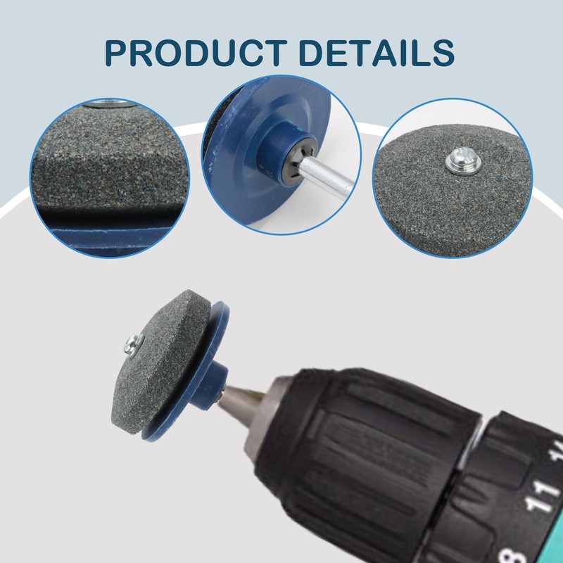 Lawnmower Blade Sharpener,Universal Heavy Duty Garden Tool Sharpener,Multi-Sharp Rotary Lawnmower