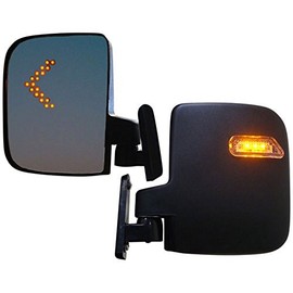 Golf Cart Mirrors With LED Turn Signals - Club Car, EZGO, Yamaha - Golf Carts Universe