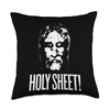 Shroud Of Turin Face of Jesus Christ Catholic Throw Pillow